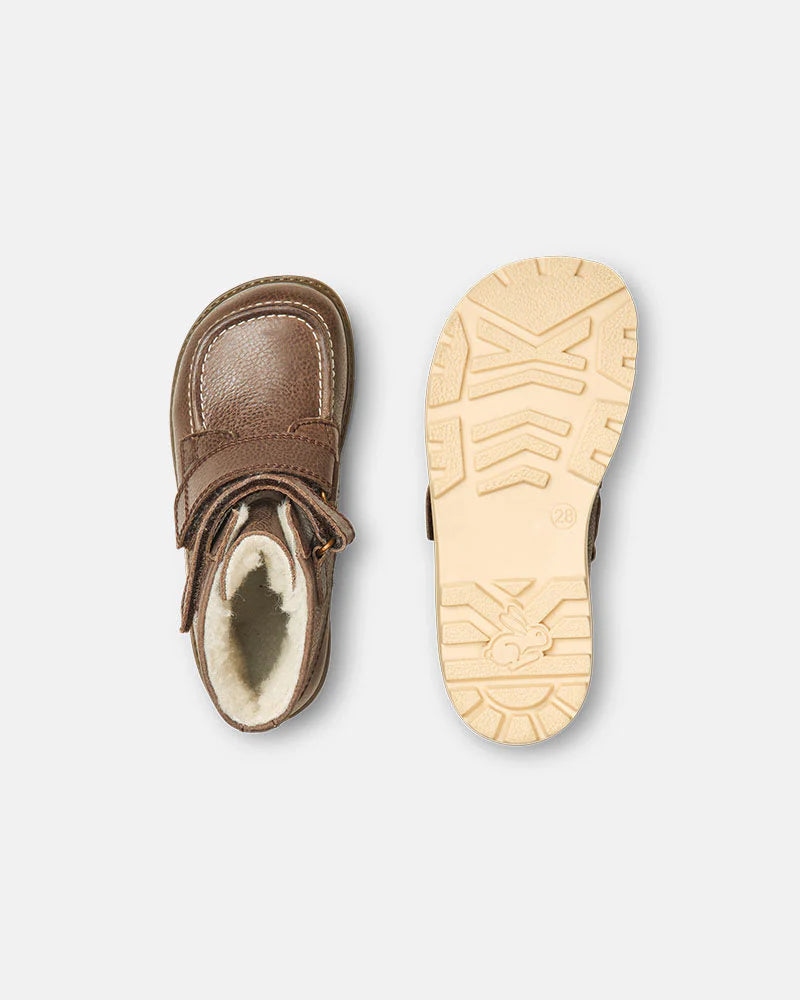 Kuldaskór - Terry - Leather - Dark Brown (25-35)