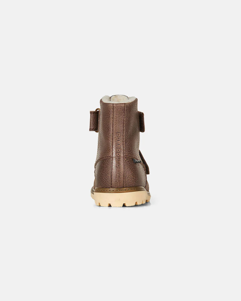 Kuldaskór - Terry - Leather - Dark Brown (25-35)