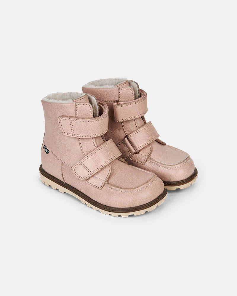 Kuldaskór - Terry - Leather - Old Rose (25-35) - Forpöntun lok sept.