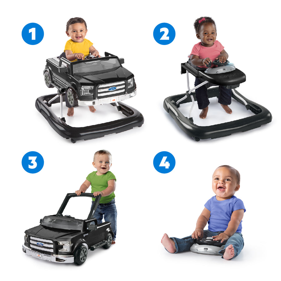 Göngugrind - Ford - 4 in 1 - Black - Forpöntun kemur í lok september