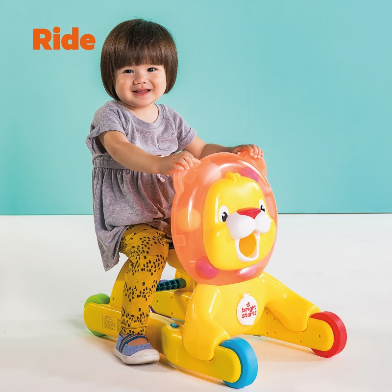 Ljón - Göngu/leikgrind - 3-in-1 Step’n Ride Lion - Forpöntun kemur í lok september