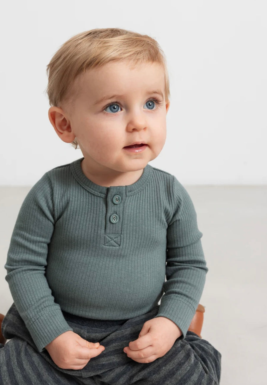 Samfella - Modal - Tölur - Dusty Green