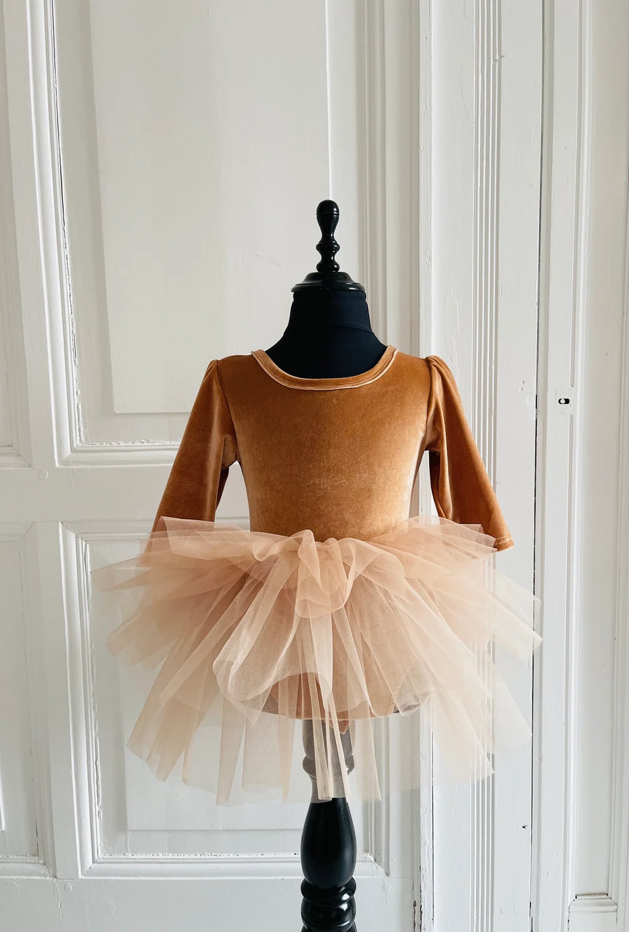 Kjóll - Velvet - Tutu - Caramel