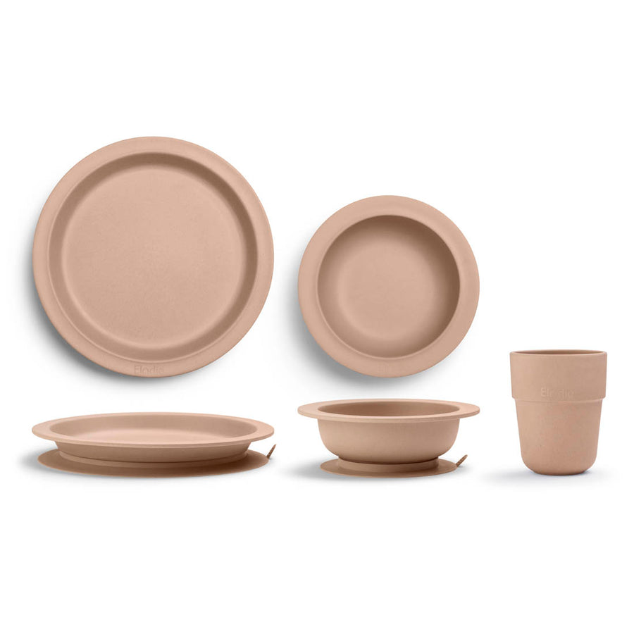 Silicone Dinner Set - Blushing Pink