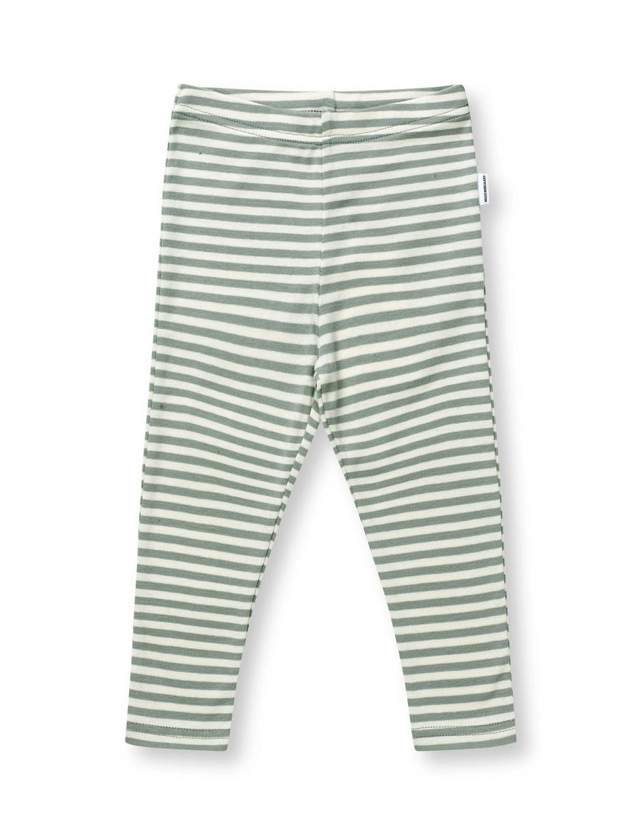 Leggings - Striped - Norgaard - Slate Gray/Vanilla Ice