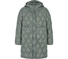 Dúnjakki - Oksana - Light Puffer - Greyish Green