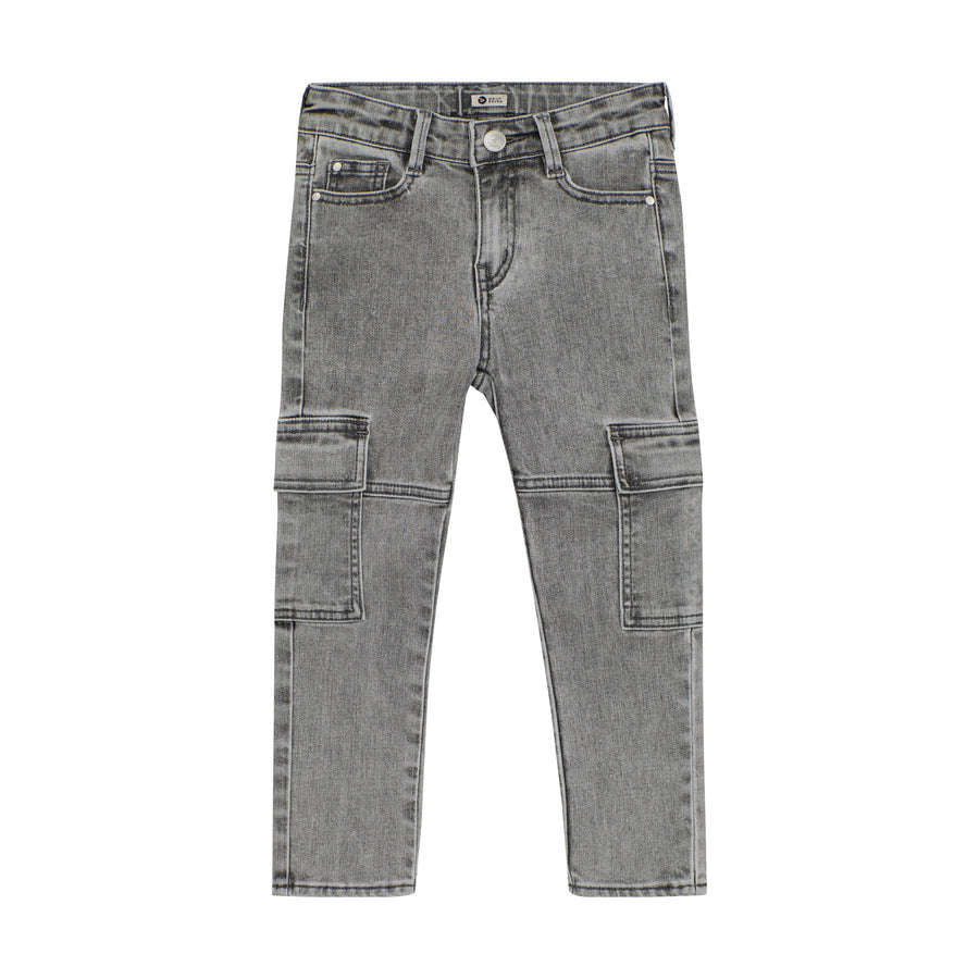 Buxur - Cargo - Grey Denim
