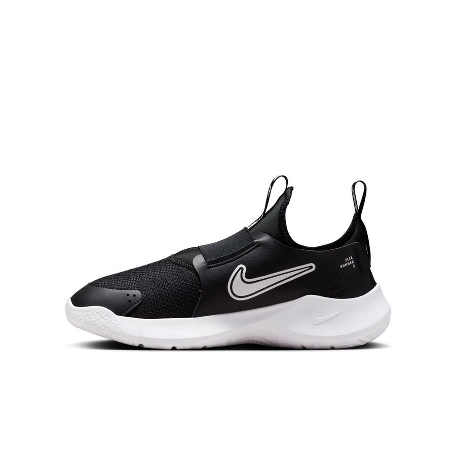 Nike Flex Runner - Black/white - Barnaskór