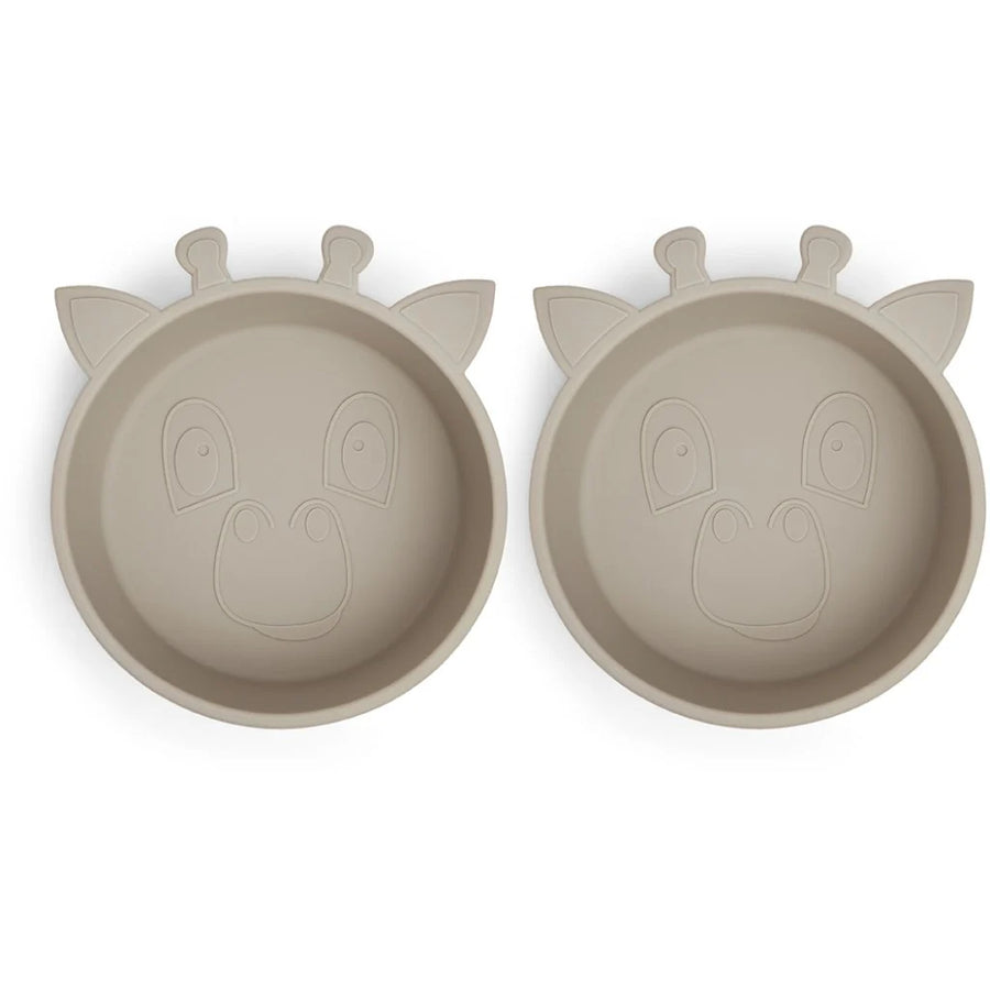 Sílikón - Matarskálar - 2pack  - Gíraffi - Cobblestone