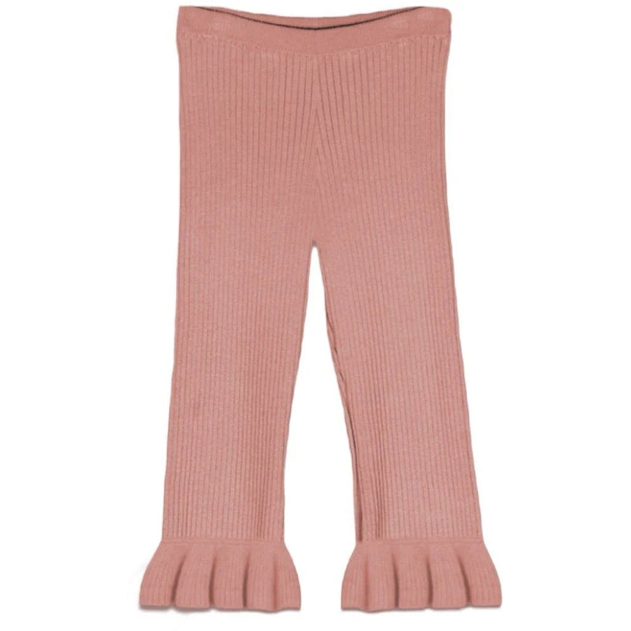 Buxur - Knit - Frilly - Light pink