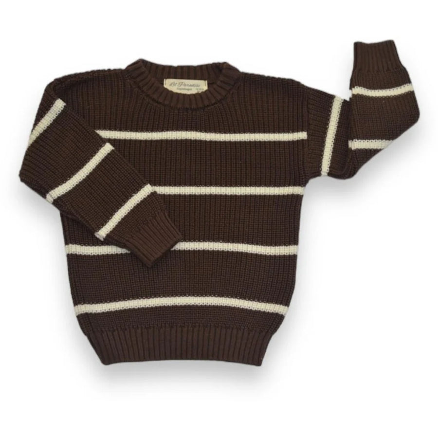 Peysa - Knit - Milky - Coffee Brown