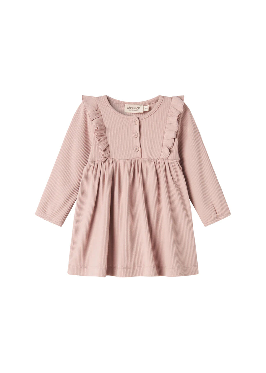 Kjóll - Frill - Rib - Faded Rose