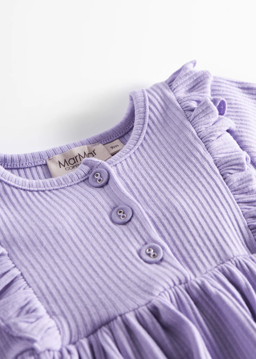 Kjóll - Frill - Rib - Soft Lavender