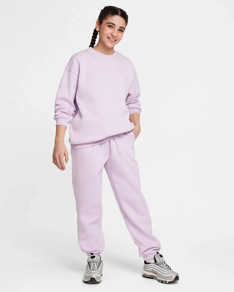 Nike Club buxur loose fit - Doll/White