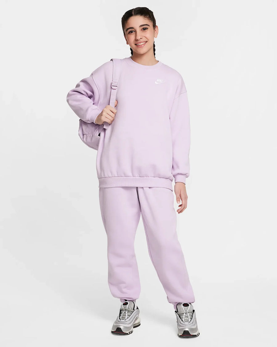 Nike Club buxur loose fit - Doll/White