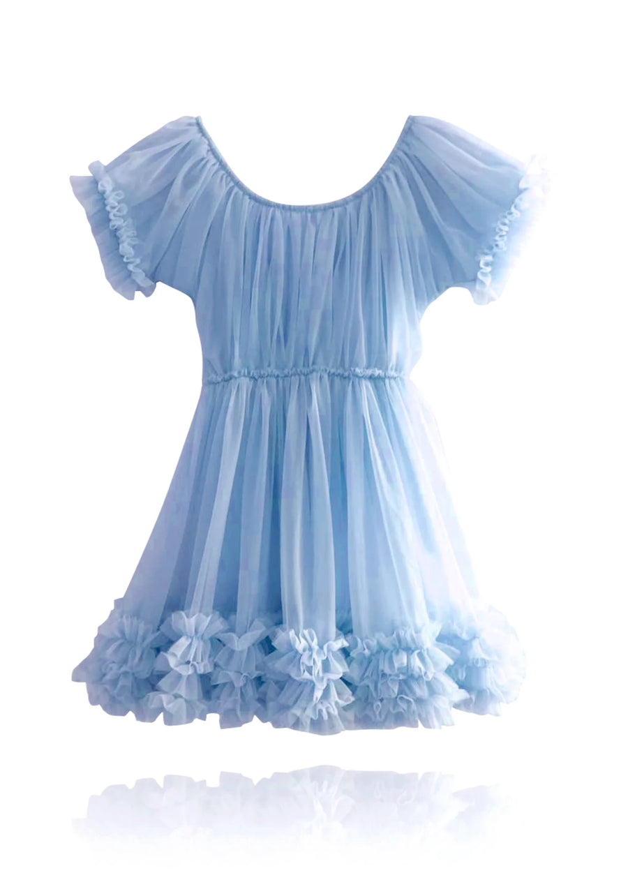 Kjóll - Dolly - Frill - Light Blue