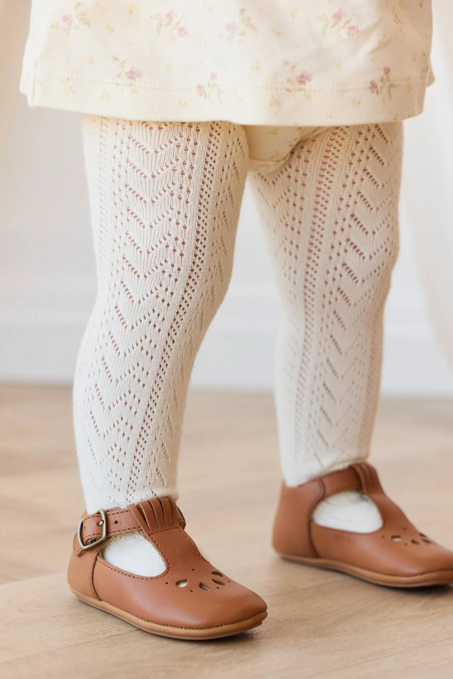 Sokkabuxur - Cable Weave Tight - Parchment