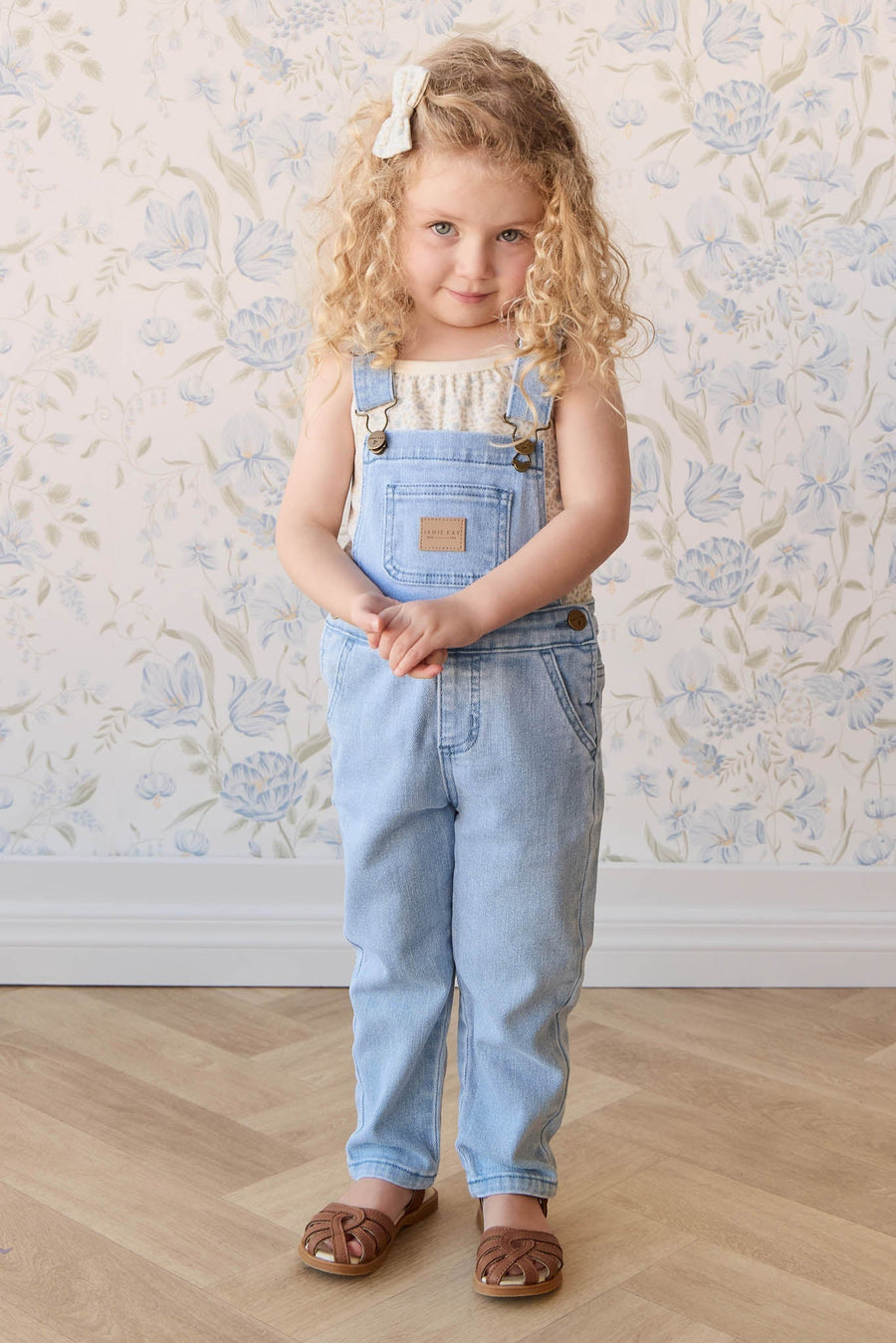 Smekkbuxur - Jamie Kay - Washed Denim
