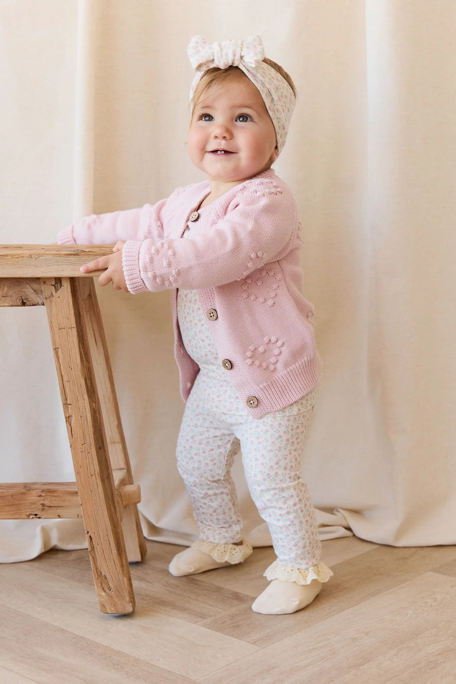 Leggings - Jamie -  Kay - Posy Garden Pink