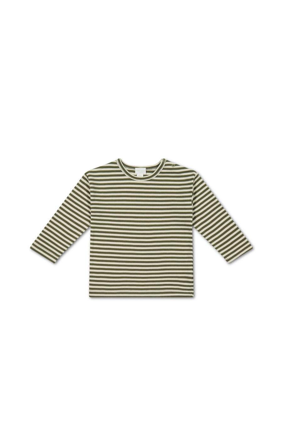 Bolur - Jamie Kay -  Arnold - Narrow Stripe Deep Olive/Soft Clay