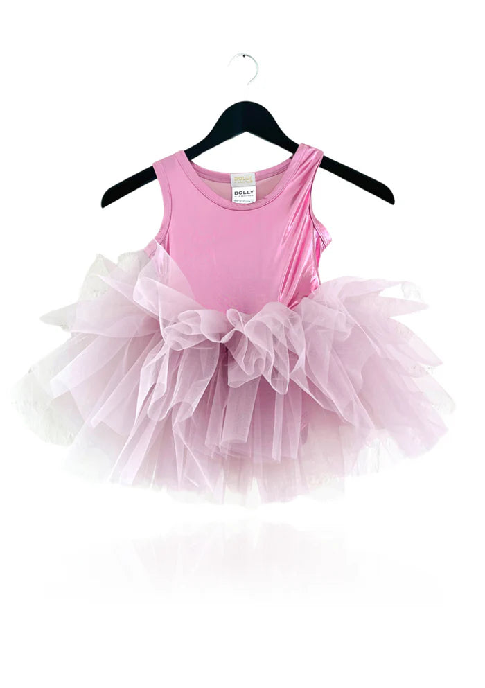 Kjóll -  METALLIC -  TUTU - Pink