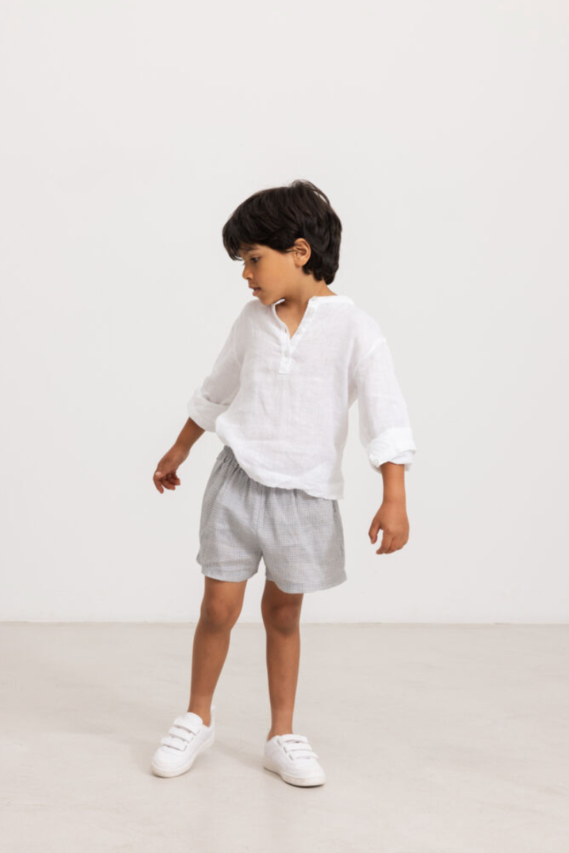Skyrta - Tokyo - Linen - White