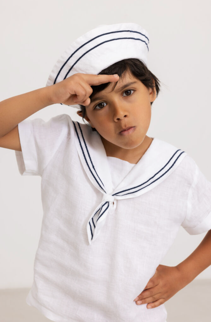 Skyrta- Tosea - Linen - White