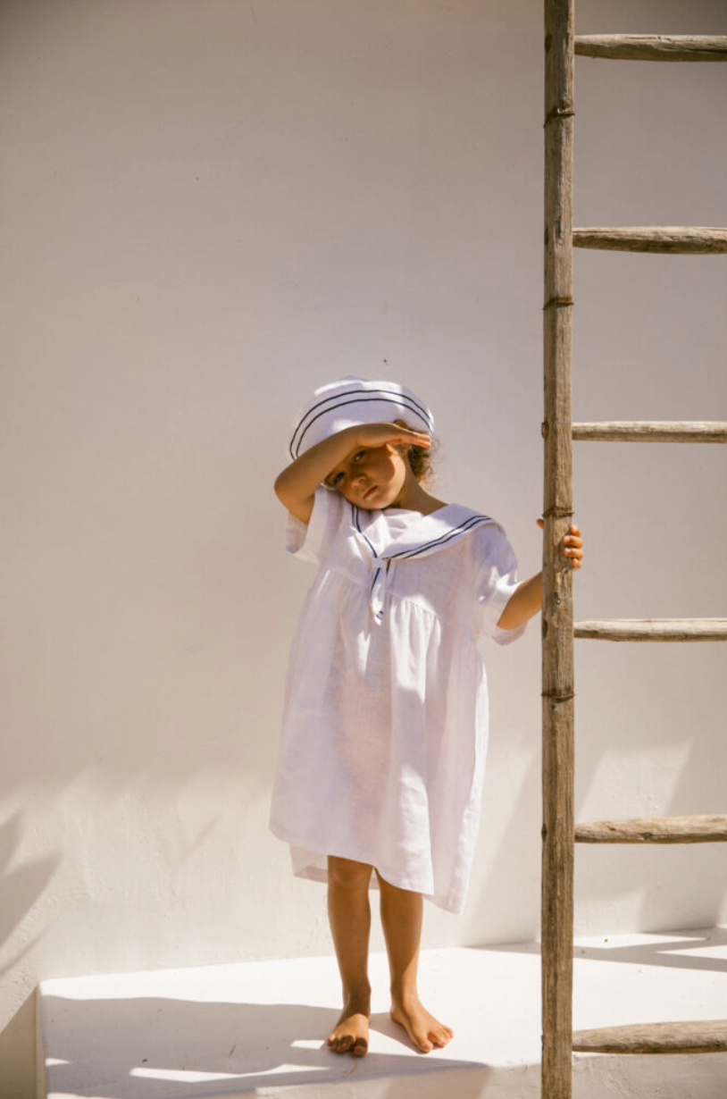 Kjóll - Dresea - Linen - White