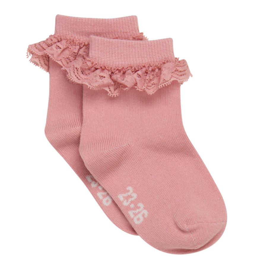 Sokkar - Lace - Ash Rose