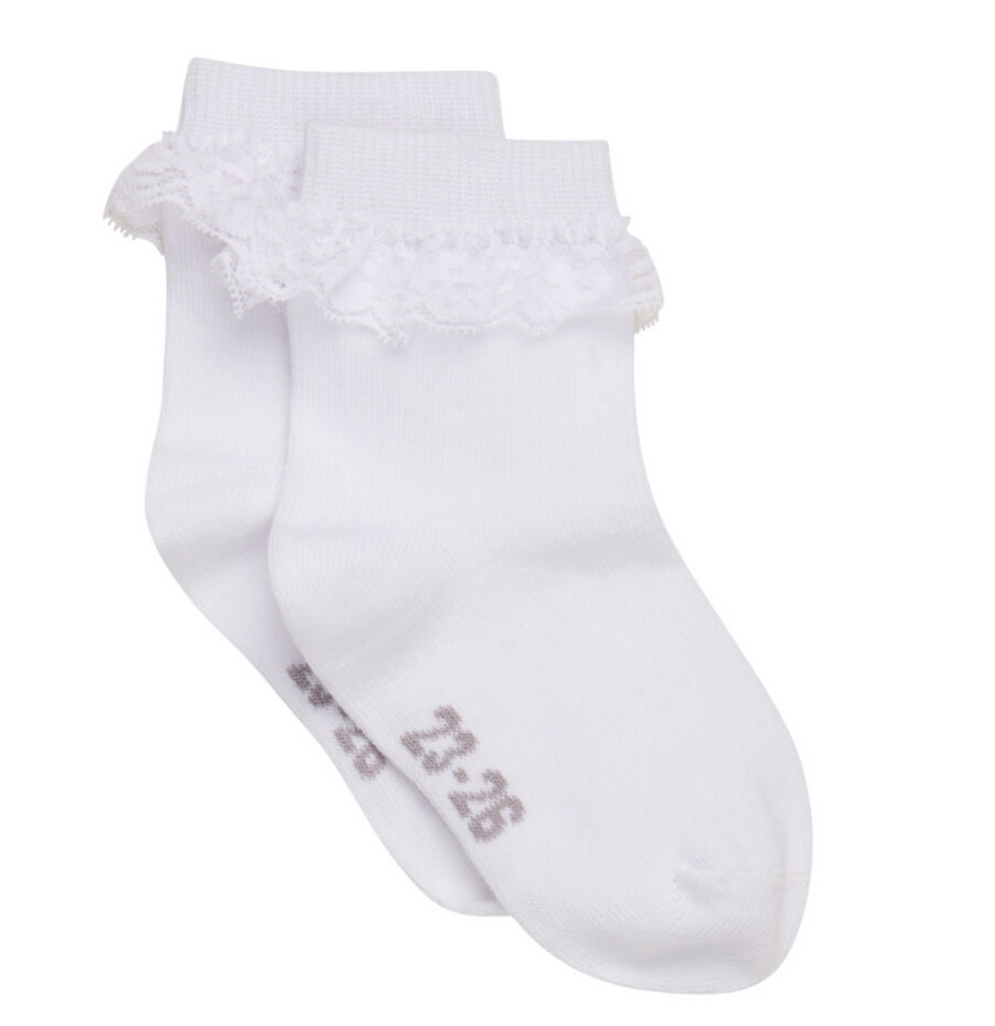 Sokkar - Lace - White