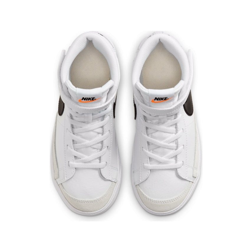 Nike Blazer - Mid 77 - Black/White - Barnaskór