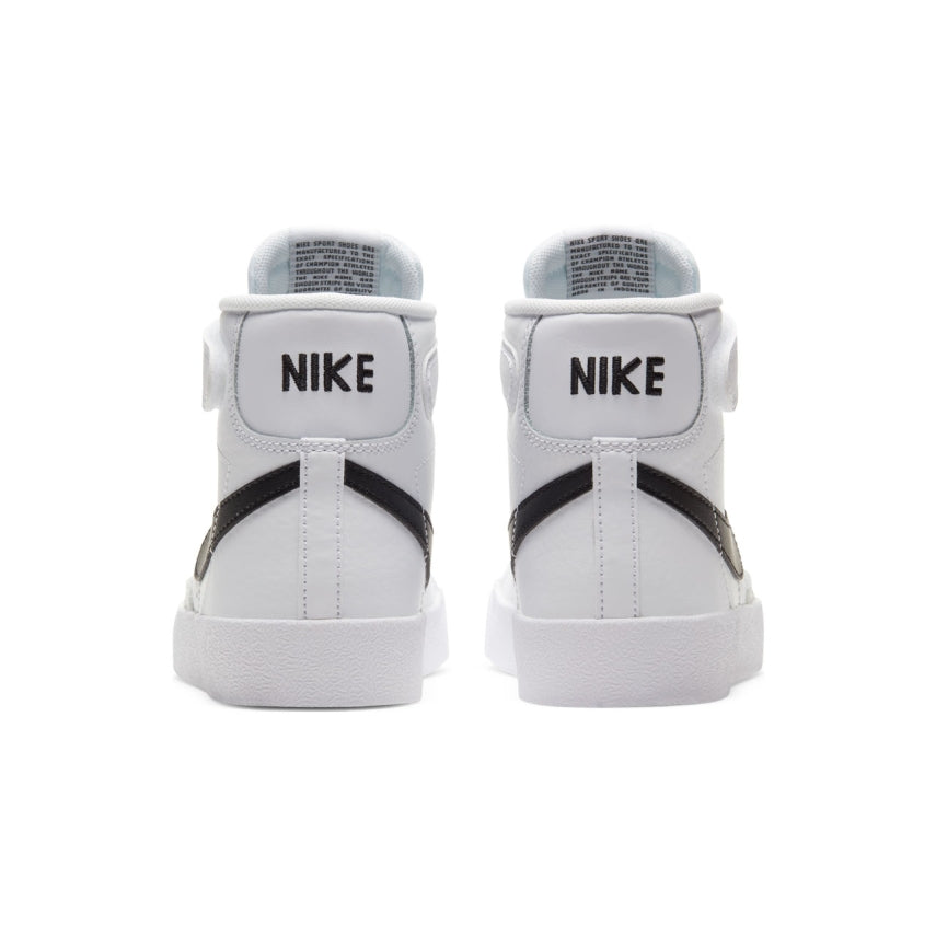 Nike Blazer - Mid 77 - Black/White - Barnaskór