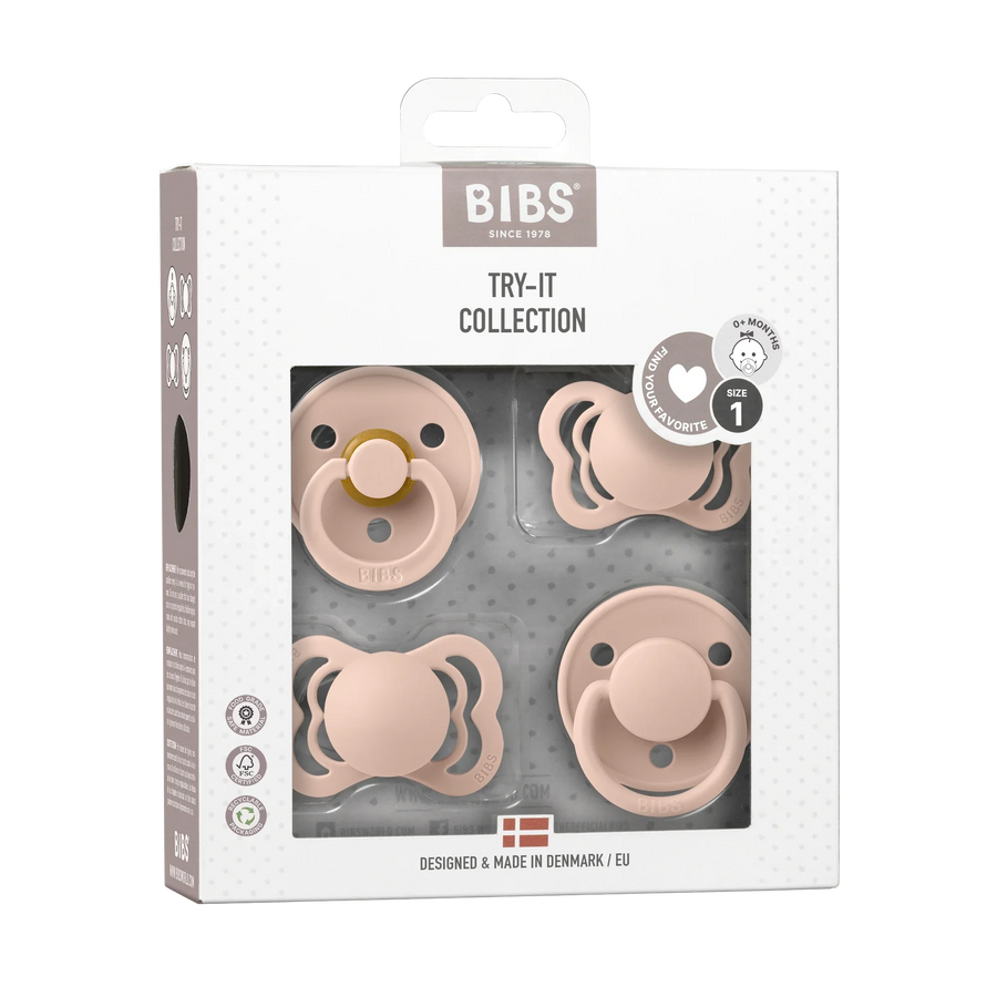 Try-It Collection snuð (Bibs) - Blush